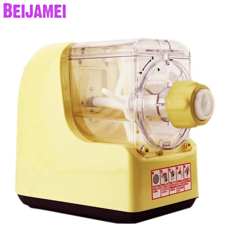 

Beijamei High quality 1.2L full automatic electric noodle making pasta maker machine dough roller noodle cutting machine