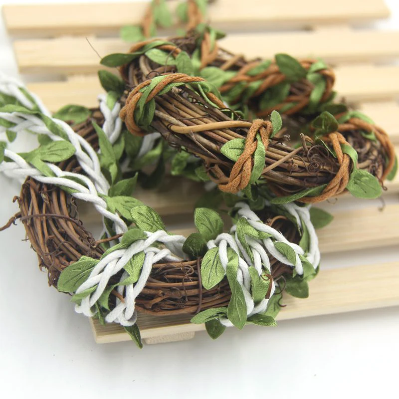 Новое поступление 10 м/лот натуральная шпагат с листьями сделай сам ремесло