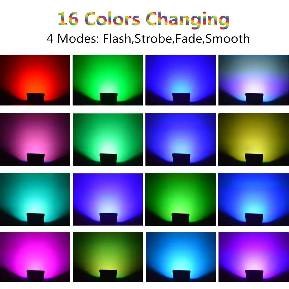 30W 20W 10W GLW RGB Refletor Led уличная лампа водонепроницаемый Светодиодный прожектор 50W