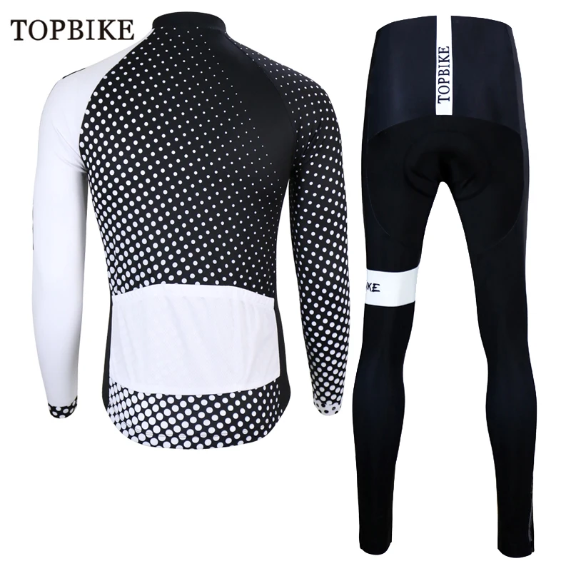 TOPBIKE Велоспорт Джерси Набор MTB велосипед одежда Униформа гоночный велосипед одежда ropa ciclismo hombre цикл мужские платья длинные наборы