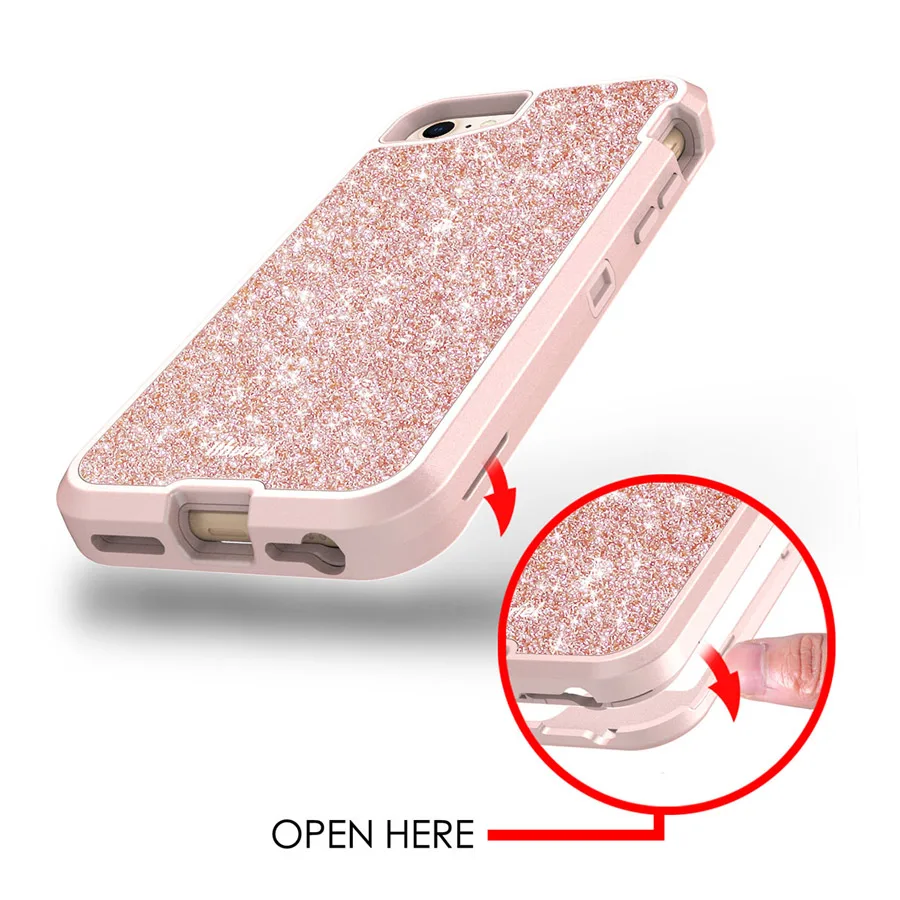 Чехол Ithuriel для Apple iPhone 6 6S 7 8 чехол 4 дюйма Роскошные блестящие противоскользящие