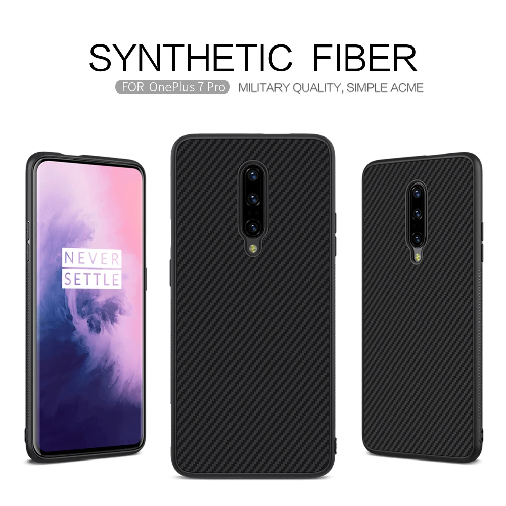 Чехол для Oneplus 7 pro чехол из синтетического волокна NILLKIN жесткий высокого качества
