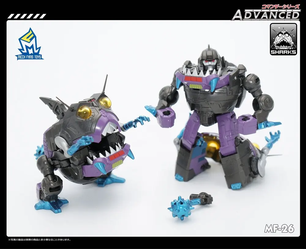 [Показать. Z магазин] MFT MF-26 sharkticons mechfanstoys мех поклонников игрушки трансформация фигурку
