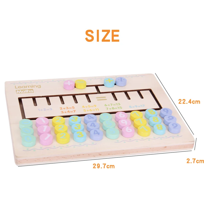 Монтессори игрушки для детей раннего обучения математическая игрушка Обучающие