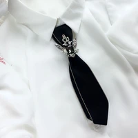 free shipping new man original female collar flower korean college wind work bank professional wear uniform double bow tie