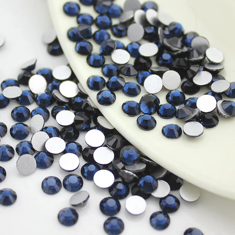 SS4 SS34 Монтана с украшением в виде кристаллов Стразы задней поверхностью для