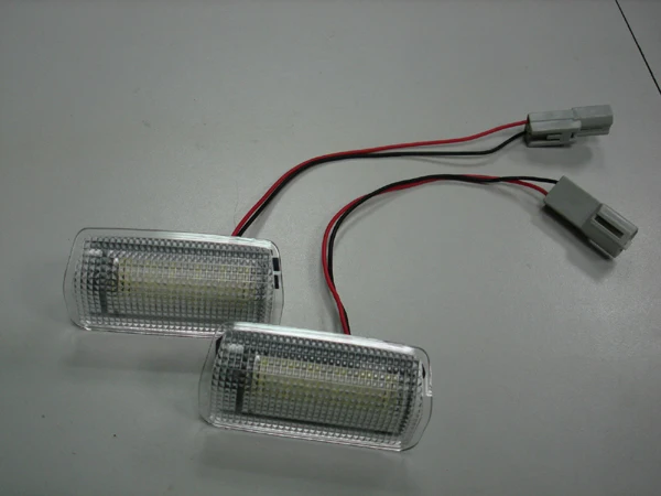 2 шт. белые светодиодные лампы для дверсветильник/светодиодные боковой двери LS430