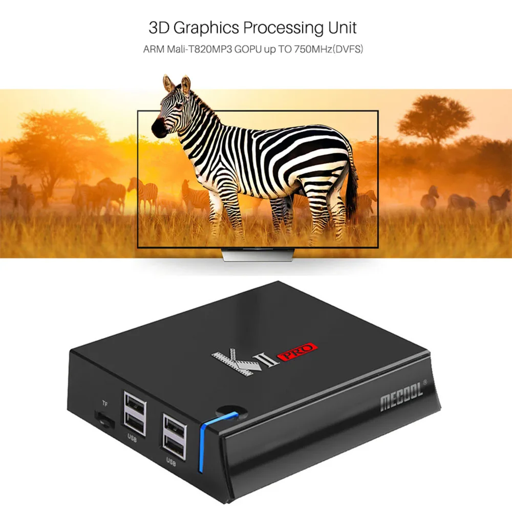 KII PRO Android tv BOX+ DVB-S/S2& DVB-T/T2& DVB-C STB Android 7,1 Amlogic S905D четырехъядерный 2 Гб 16 Гб 4K WiFi HD медиаплеер