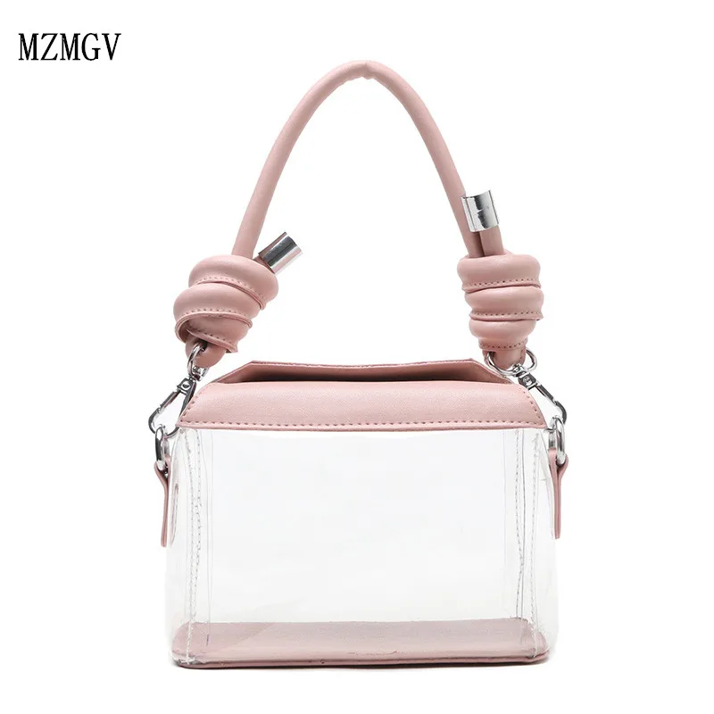 MZMGV женские ПВХ Прозрачные сумки новые летние пляжные водонепроницаемые через