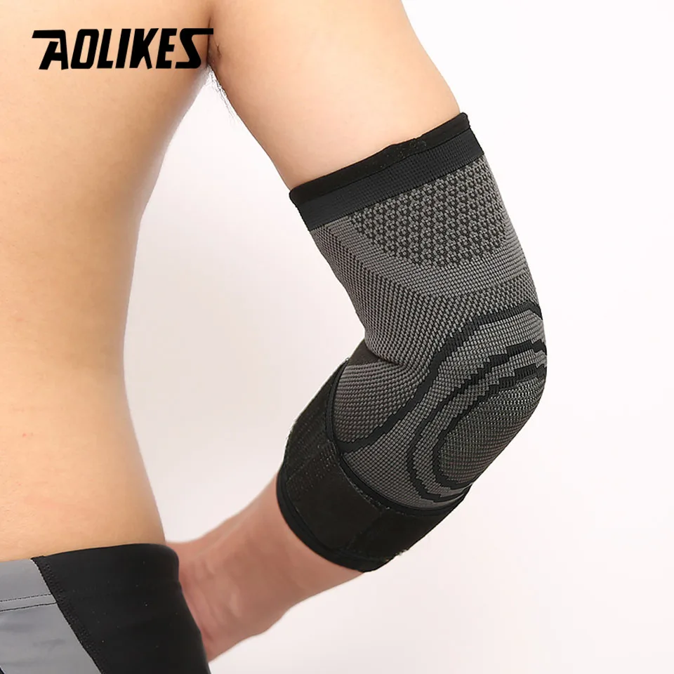 AOLIKES 1 шт. защита для локтя модная теннисная эластичная повязка баскетбола бега