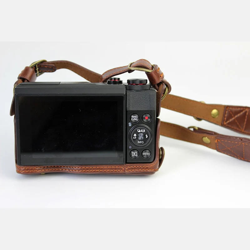 Классическая сумка для камеры из искусственной кожи Canon G7X Mark2 II G7XII G7X3 G7XIII G7XM3 с