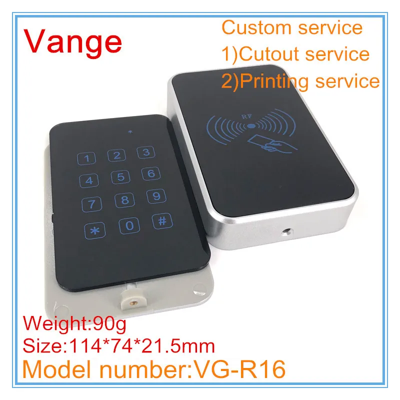 5 шт./лот 2016 новый продукт IP54 ABS rfid пластиковый корпус 114*74*21 мм для проекта контроля