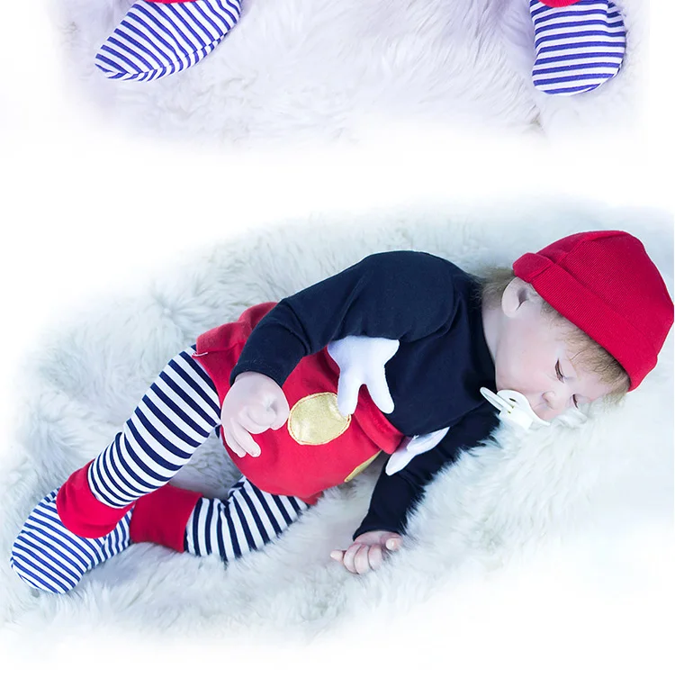 NPKCOLLECTION мягкая силиконовая реборн девочка 17 дюймов реалистичные куклы для