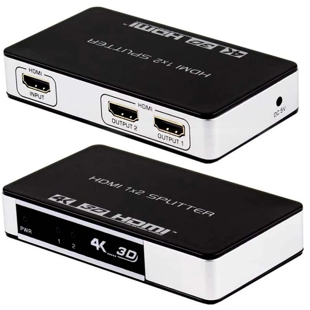 HDMI сплиттер 1x2 4K 30HZ UHD1 вход 1 выход 4 ретранслятор Переключатель Сплиттер