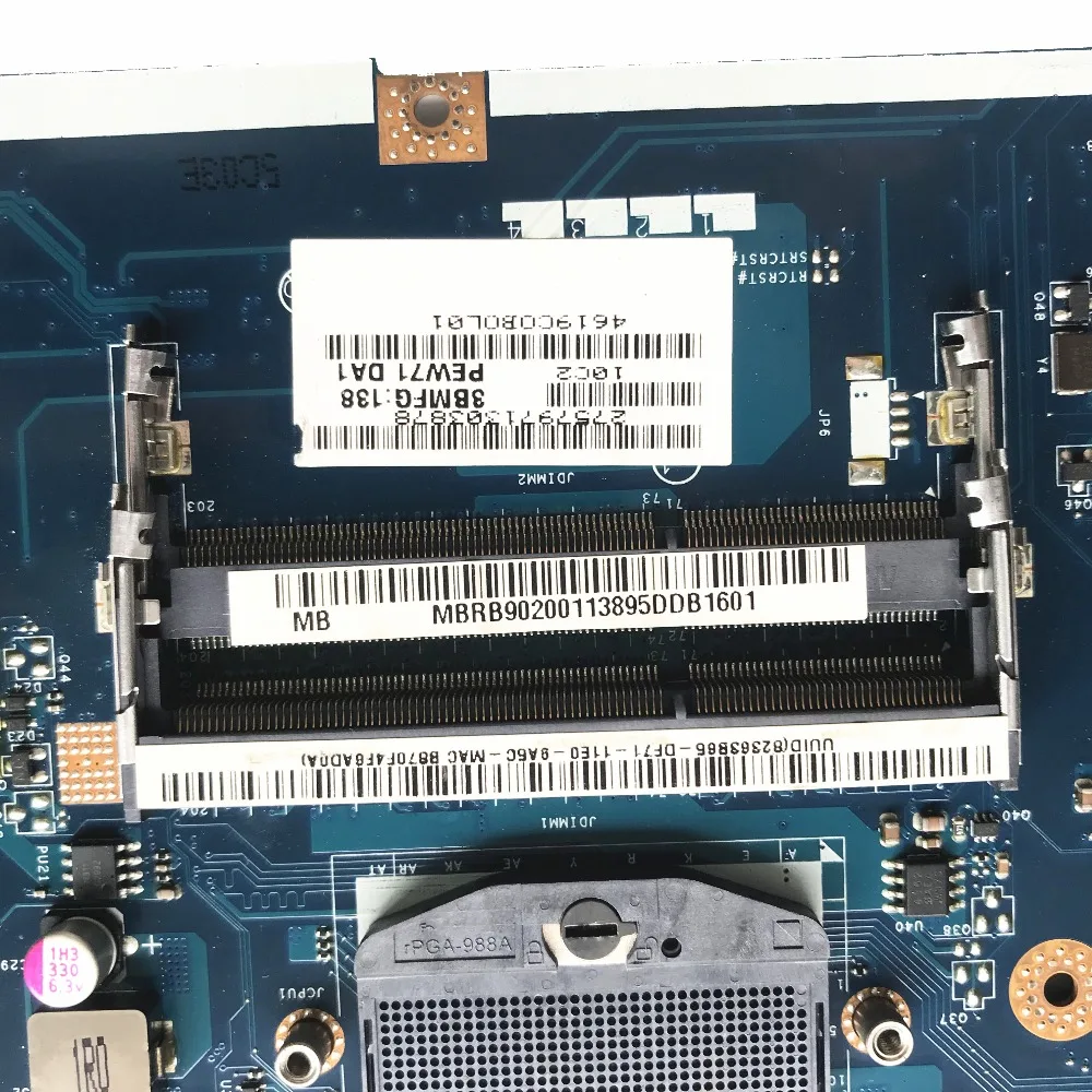 Материнская плата MBRB902001 для ноутбука ACER 5742 5742G GT540M/1GB GPU MBRDP02002 определенной