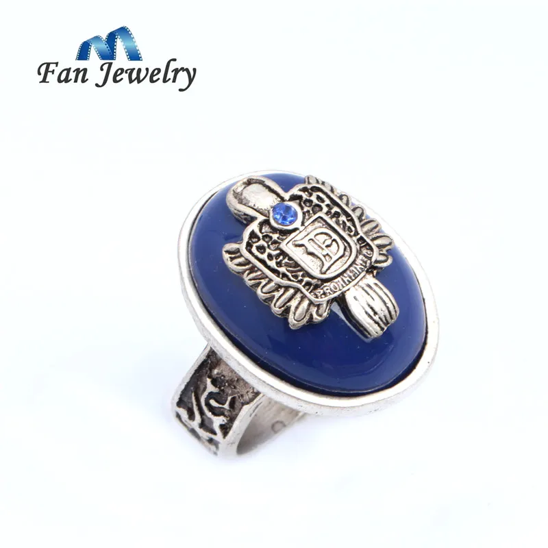 Оптовая Фильмы ювелирных Винтаж посеребренные вампира Дневники Дэймон кольцо