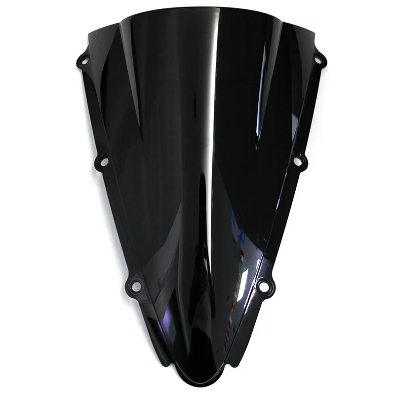 Черный Ветровое стекло мотоцикла винты болты аксессуары для Yamaha YZF-R1 YZF R1 2000 2001 иридиевые ветровые дефлекторы - Цвет: Черный