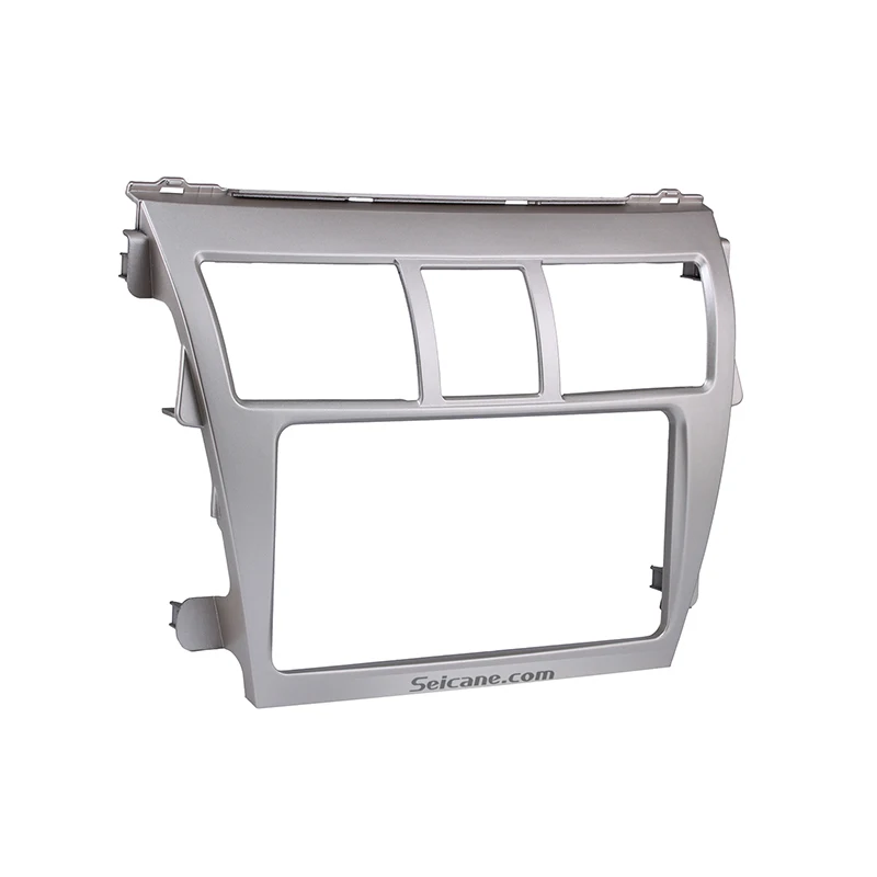 Seicane Car Radio Frame for 2008 Toyota Vios Refitting Kits Fabulous 202*102mm Double Din Fascia Cover Trim DVD panel No gap | Автомобили
