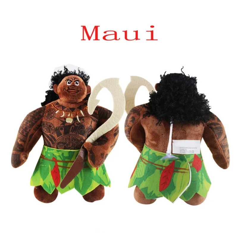 Моана мягкая плюшевая фигурка Модель Детская игрушка мультфильм Moana Maui Waialiki &