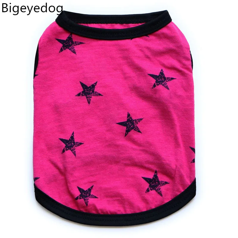 Bigeyedog Pet Shop жилет для собак летняя одежда кошек футболка со щенком маленькая