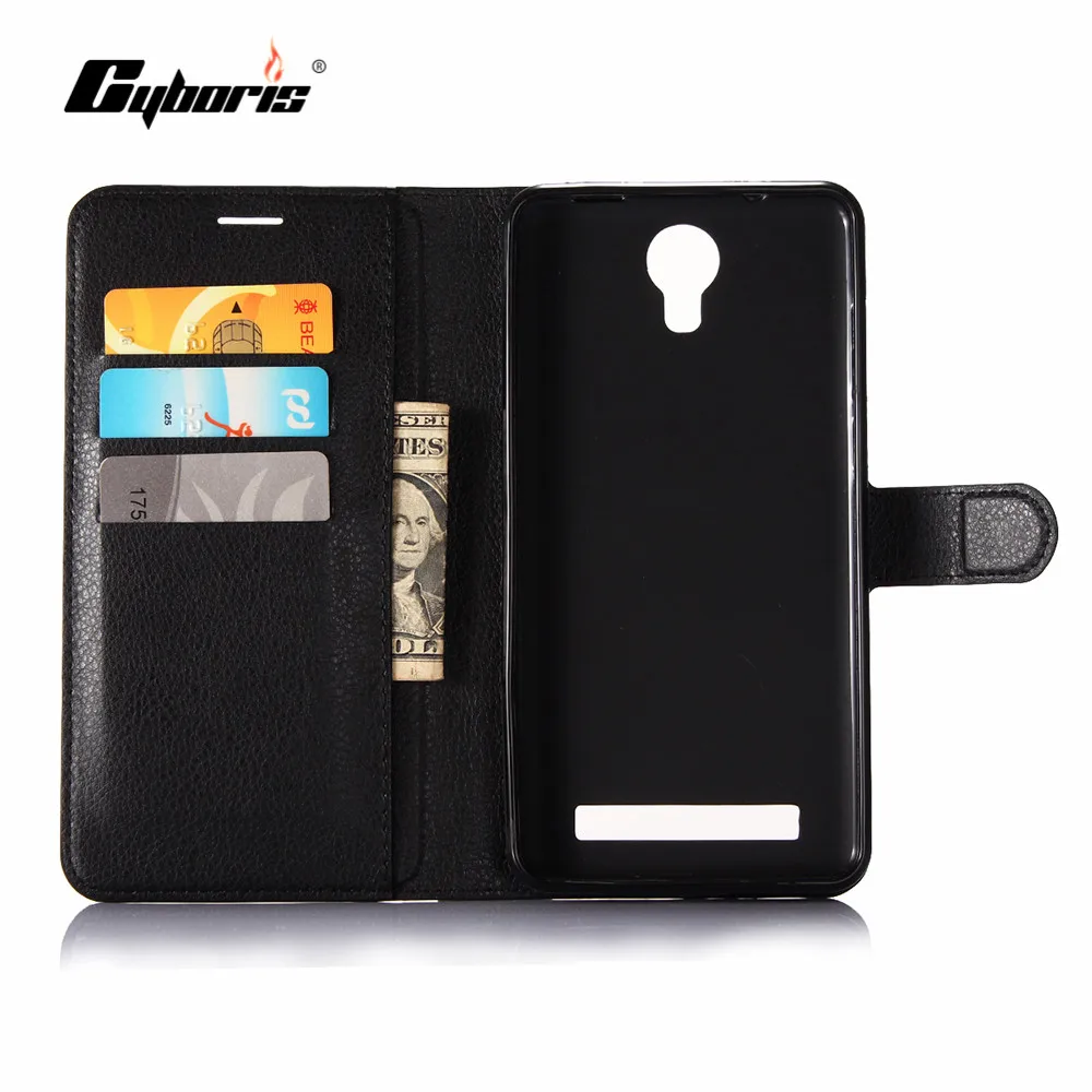 Роскошный футляр для телефона CYBORIS чехол книжка Doogee X7 Pro / 6 0 дюйма с подставкой и