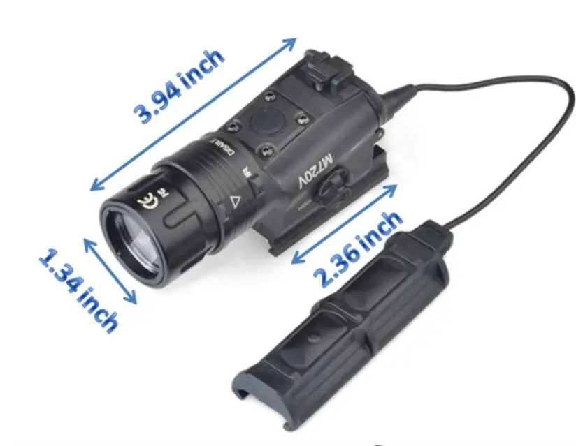Airsoft suprefir M720V тактическая подсветка для оружия светильник Arma винтовка стробоскоп пистолет фонарь Inforce Aplc охотничий поисковый светильник
