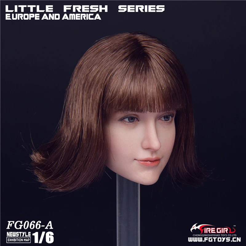 Игрушки Fire Girl 1/6 FG066 Европейская и американская Милая женская резьба на голову для