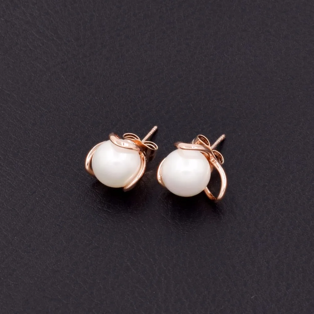 Authentic 100% 925 Sterling Silver Sparkling Love Knot Weave Jewelry Sets and More with Pearl Accessories XP2N | Украшения и