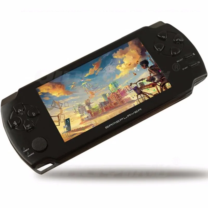 4.3 Inch 32 Bit Handheld Game Player Gaming Console 100 Kinds Games Russia 1000mAh Battery 4G MP4 MP5 Video PK X8 X9 