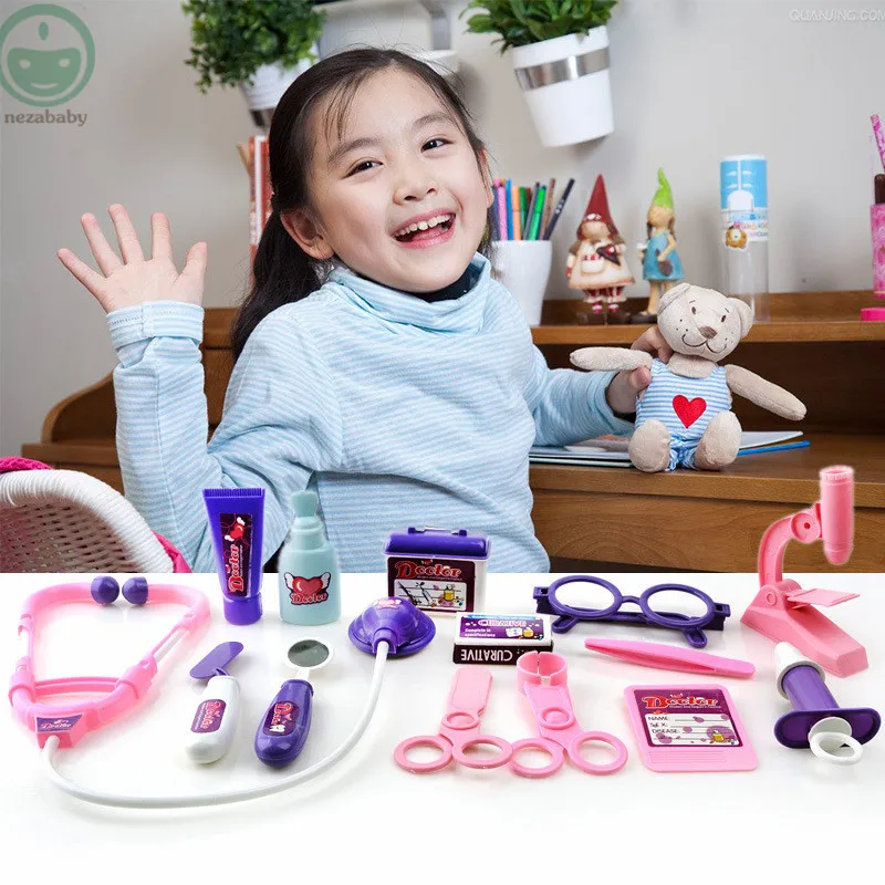 Пластиковые игрушки для ролевых игр игрушки-симуляторы медицинская коробка