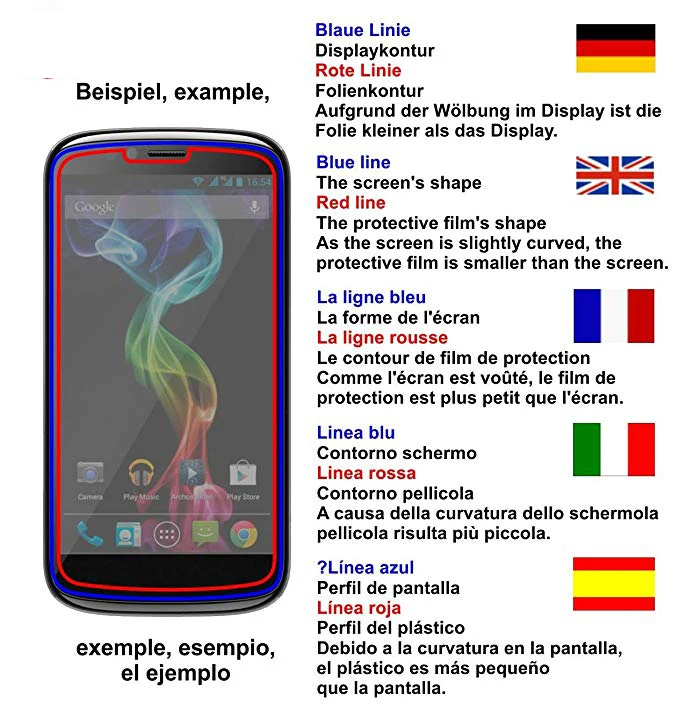 2 шт./лот 9H 2.5D закаленное стекло с защитой от царапин для Alcatel 1C ультратонкая