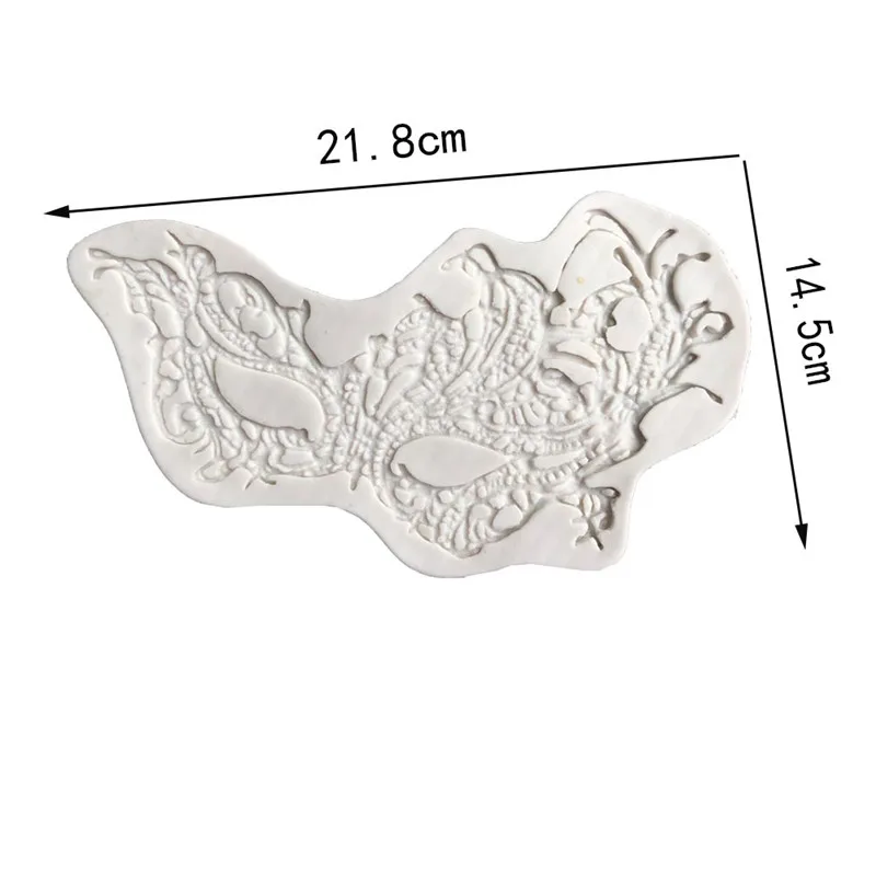 Моделирование кружева мяч маска Украшения Торта Помады силиконовые формы