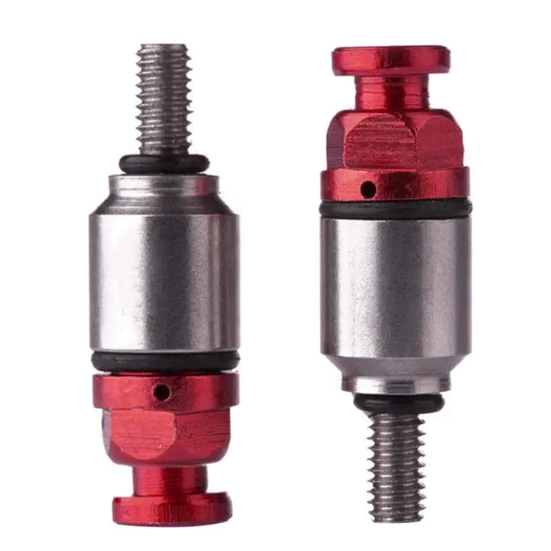 Красный 2 шт M4* 0,7 мм вилка мотоцикла Винт Fit SX SXF EXC воздушный Bleeder - Цвет: Красный