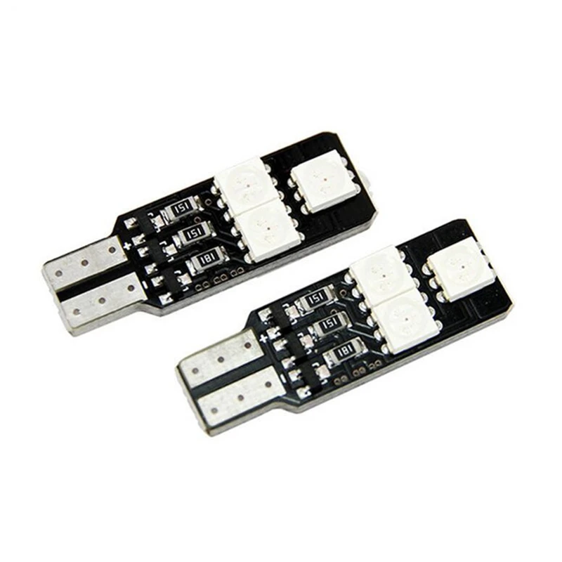 Новый многофункциональный Цвет RGB T10 194 168 W5W светодиодный клиновидный для салона
