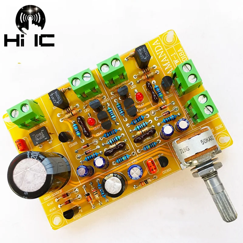 Аманда Предварительный усилитель Hi Fi стерео аудиофил односторонние дискретные