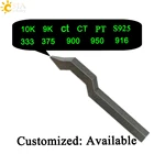 CSJA 10K 9K ct PT 375 333 900 950 S925 916 маркировочное кольцо браслет металлический штамп пробойник Ювелирный инструмент E214