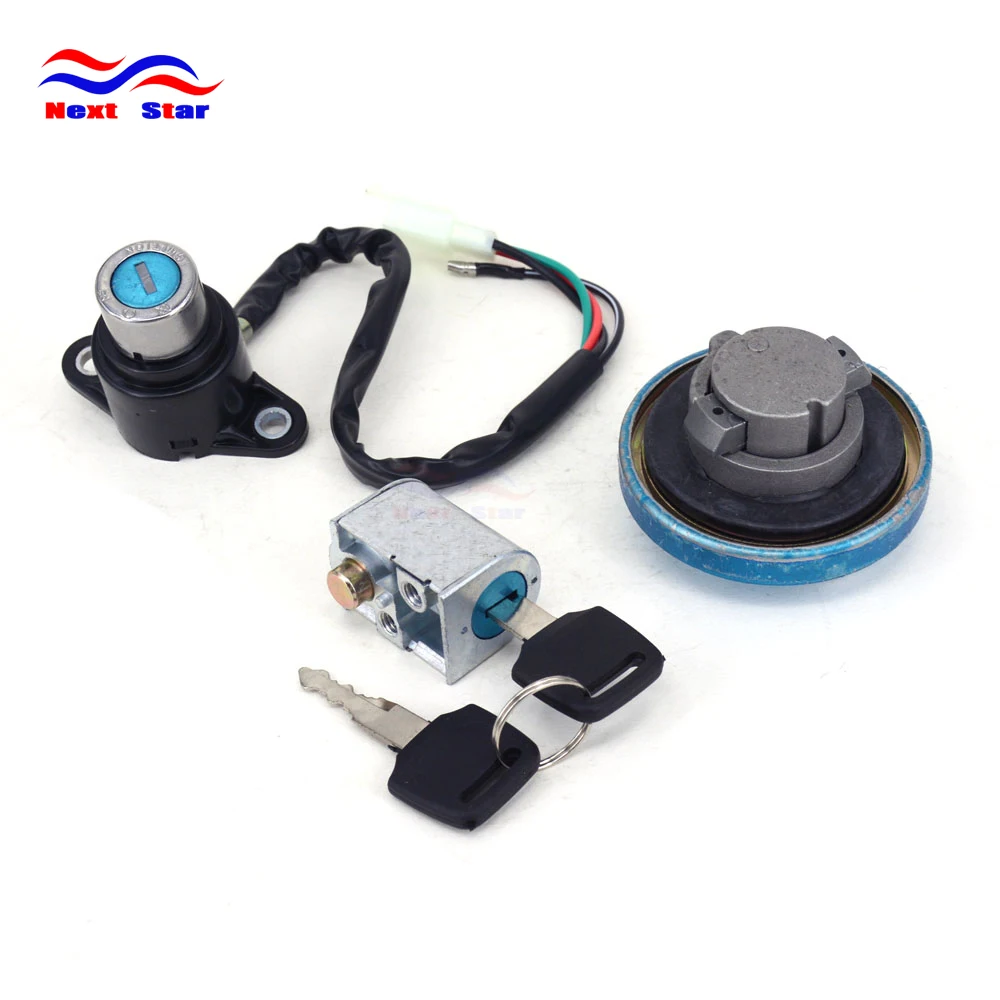 Комплект замков зажигания для мотоцикла колпачок бензобака сиденье ключа HONDA