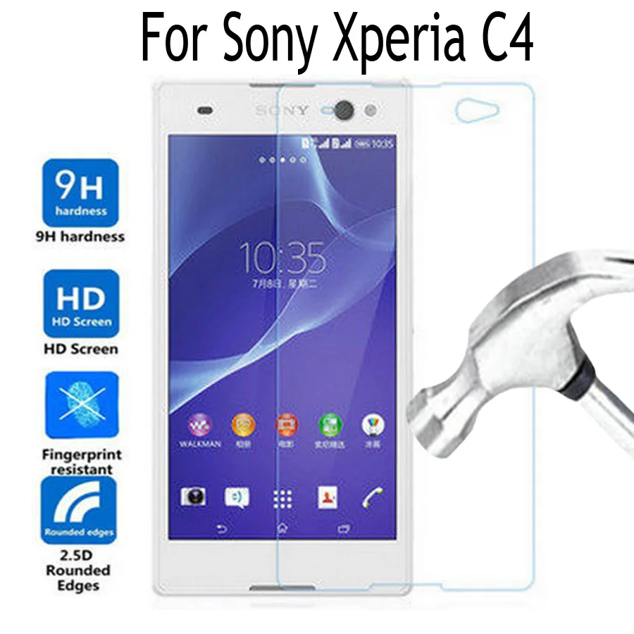 Для sony Xperia C4 защитная пленка из закаленного стекла для C 4 защитный чехол
