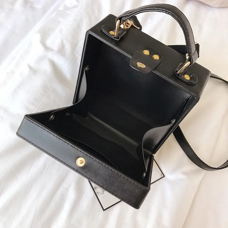 Сумка мессенджер из искусственной кожи черная с мультяшным принтом|bag purse|fashion