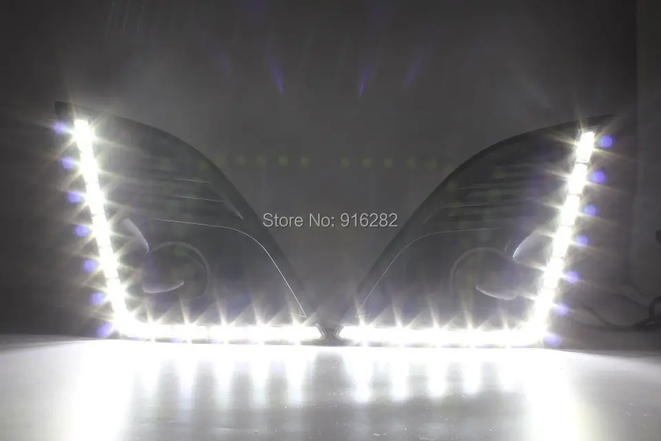 выключить реле стиль и Водонепроницаемый 12В СИД автомобильное DRL дневные ходовые