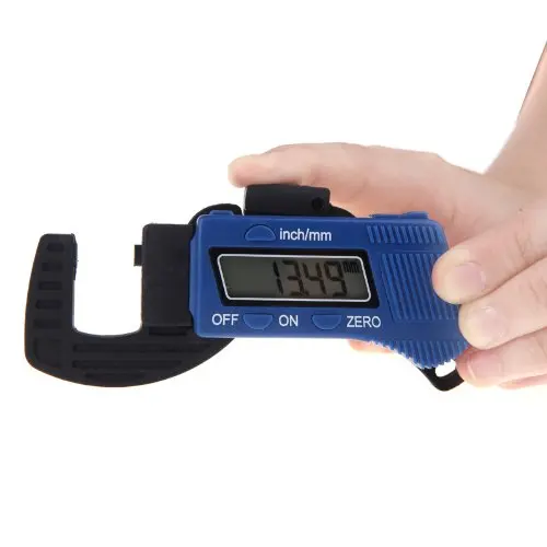 LIXF горячий цифровой наружный миллиметр толщина штангенциркуль углеродный 0-12 7 мм