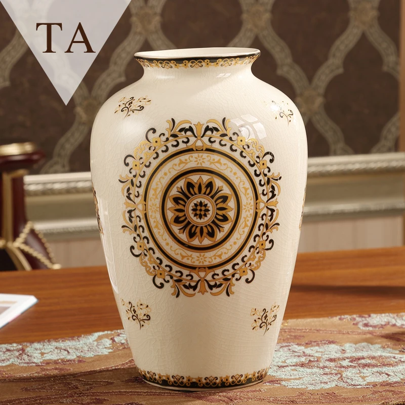 

style of the ancient ceramic vase is Home Furnishing modern minimalist living room decoration
