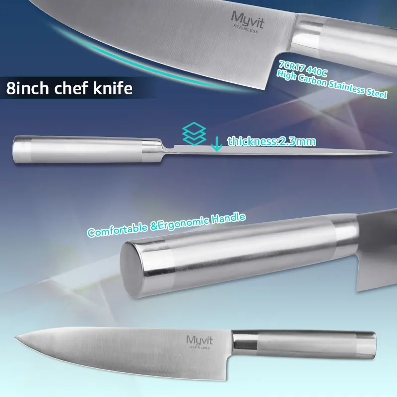 Кухонный нож шеф повара нарезка хлеба Santoku утилита для очистки овощей Ножи из