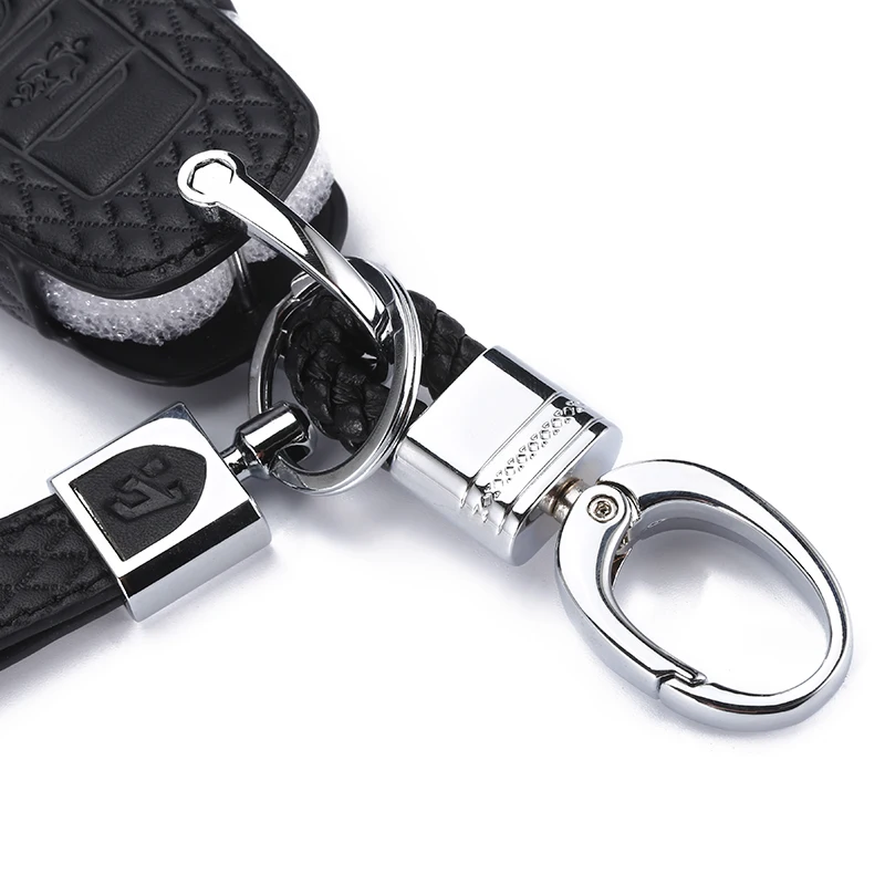 Чехол для ключей автомобиля из натуральной кожи 4 кнопки чехол Ford Explorer aurus Mondeo