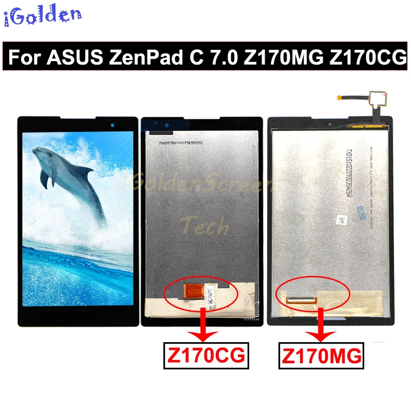 ЖК-дисплей и сенсорный экран в сборе для Asus z170 сменная деталь ZenPad C 7 0 Z170 Z170CG