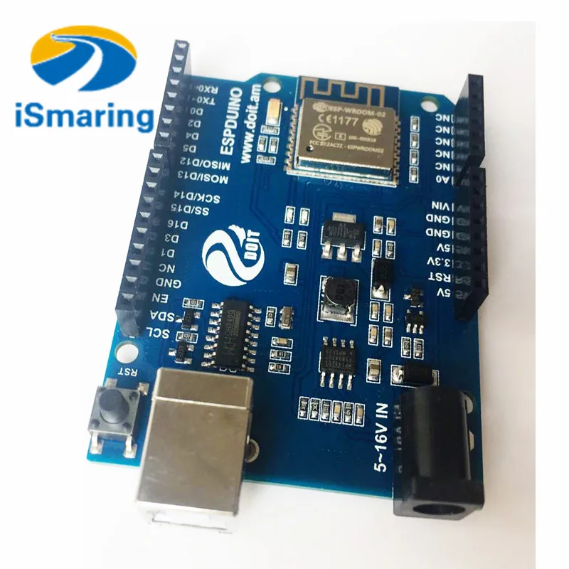 Официальный iSmaring ESPDuino робот WiFi контроллер совместим с Arduino UNO R3 Development Board от ESP8266