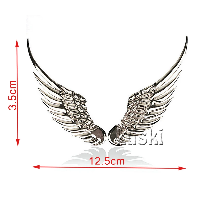 Металлическая Наклейка для стайлинга автомобиля с 3D крыльями Nissan Qashqai Juke X TRAIL TIIDA