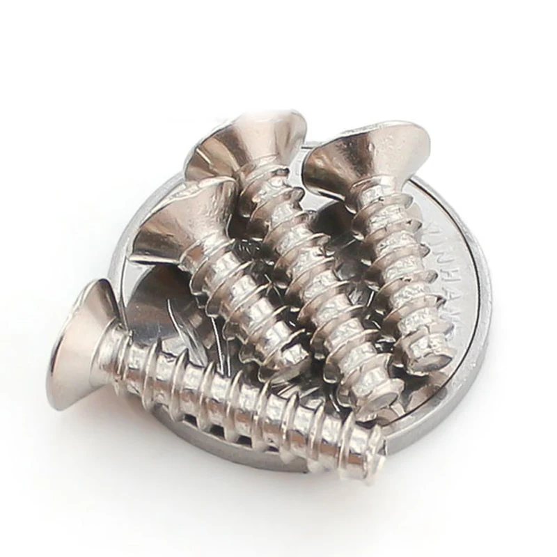 100PCS-M1.5*4 Flat Head Tail Tapping Screw Nickel Plated / KB Electronic | Обустройство дома