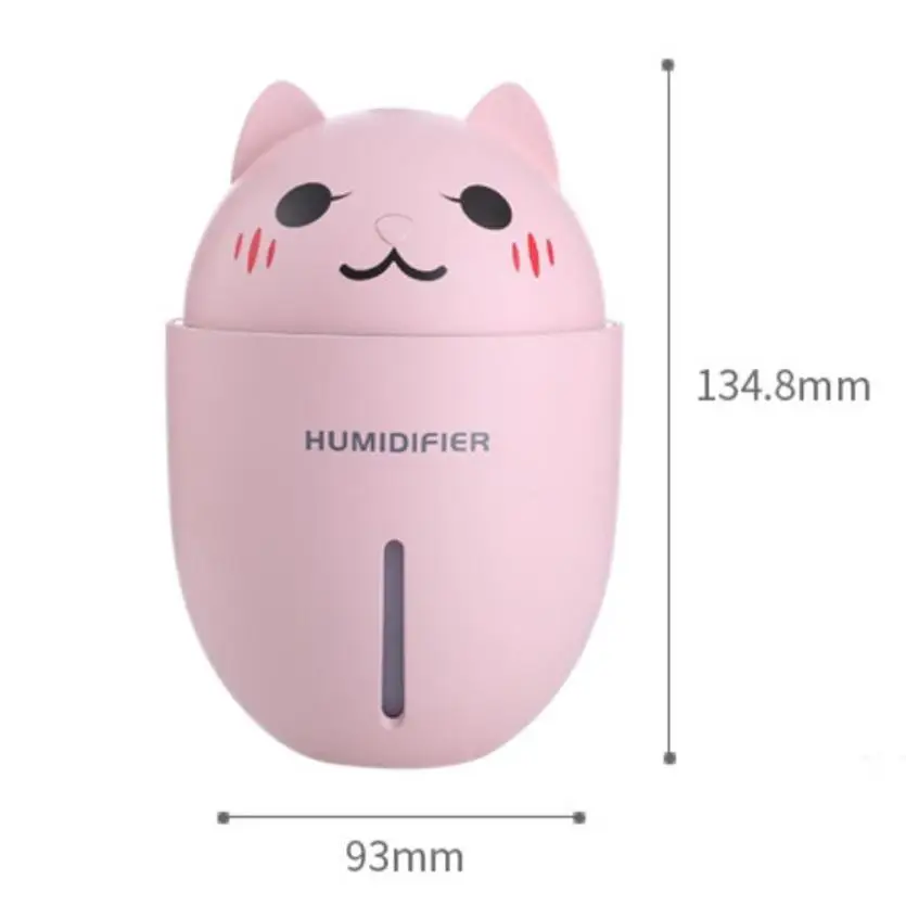 Kitty увлажнитель воздуха 3 в 1 портативный USB увлажнитель паровой ночник вентилятор домашний