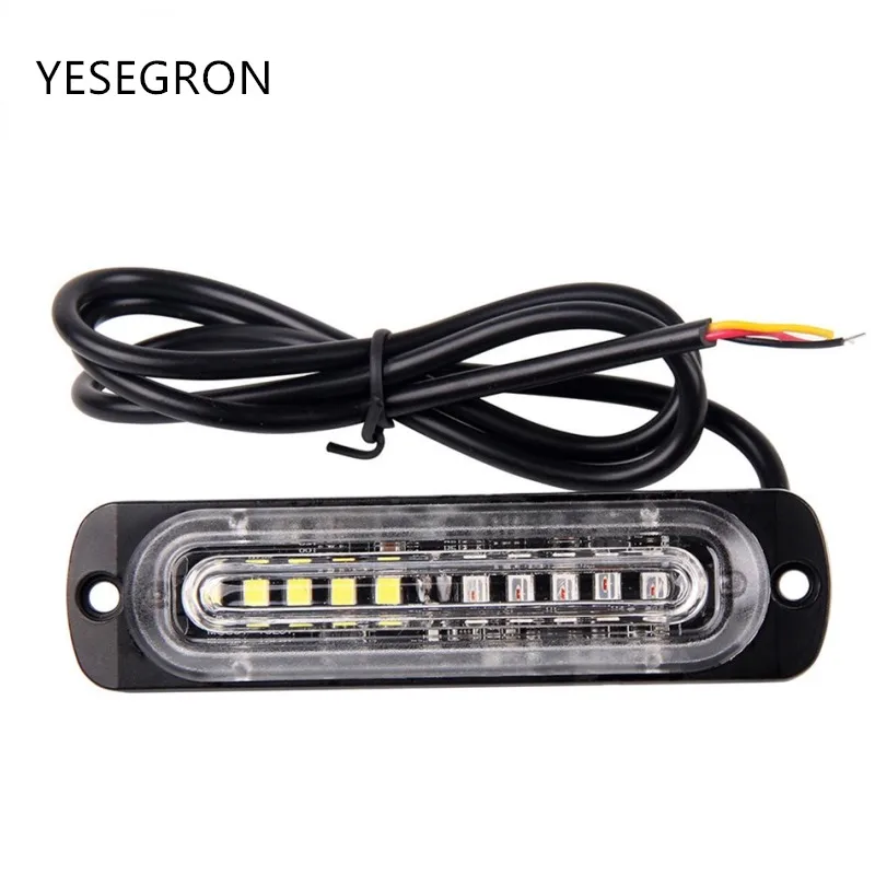 12 V 24 10 LED ультра тонкий высокой мощности водонепроницаемый автомобиль Грузовик